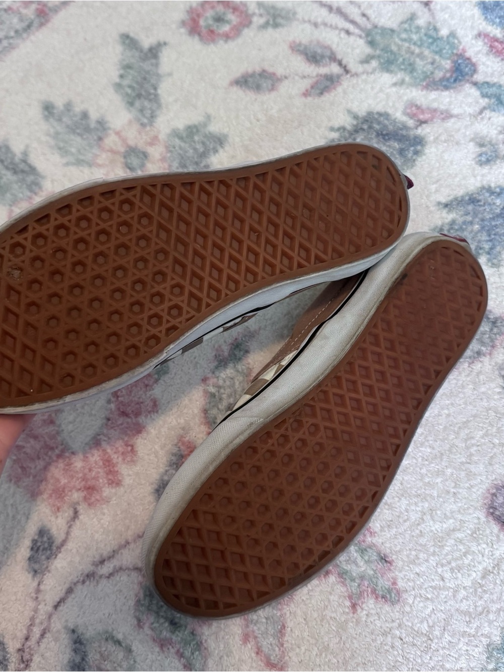 Vans Slip-On Checkerboard Brown and Cream - Picture 2 of 4
